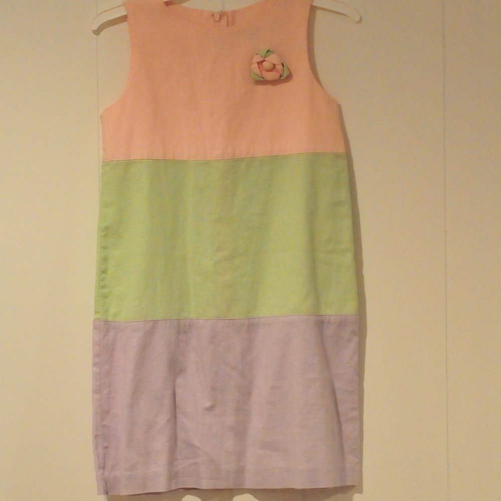 Girls Hartstring Color Block Dress sz 7